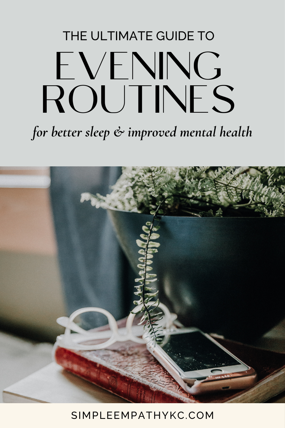 evening routines for improved mental health